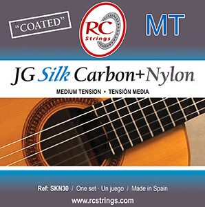 Stygos Klasikinei Gitarai RC SILK CARBON+ NYLON MT