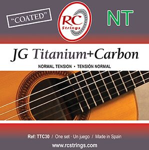 Stygos klasikinei gitarai RC Sonata Titanium+Carbon NT